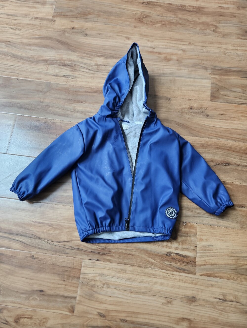 Mango Navy Blue Hooded Kids 18-24 Month Raincoat